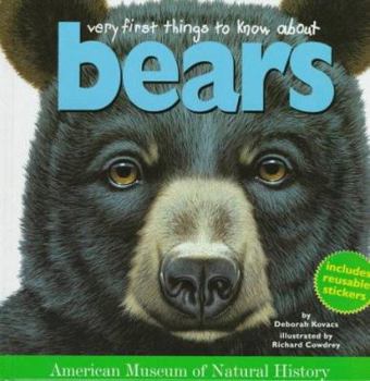 Hardcover Very First Things to Know About Bears Book