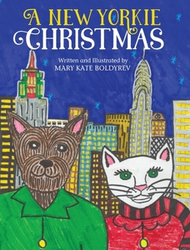 Hardcover A New Yorkie Christmas Book