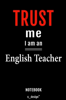 Notebook for English Teachers / English Teacher: awesome handy Note Book [120 blank lined ruled pages]