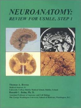 Paperback Neuroanatomy: Review for USMLE Step 1 Book
