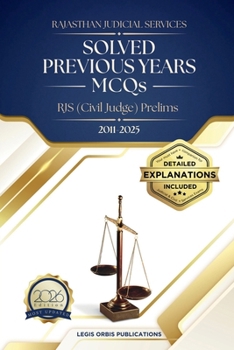 Paperback Rajasthan Judicial Services Examination: RJS (Civil Judge Cadre) Exam Previous Year Prelims Question Papers with Answer Key Book