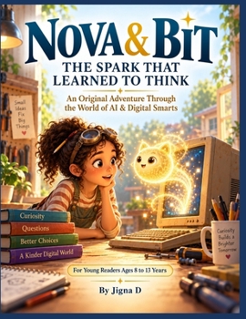 Paperback Nova & Bit: The Spark That Learned to Think: An Original Adventure Through the World of AI & Digital Smarts Book