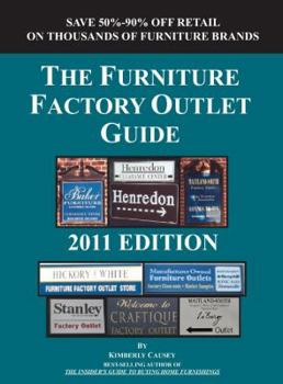 Paperback The Furniture Factory Outlet Guide, 2011 Edition Book