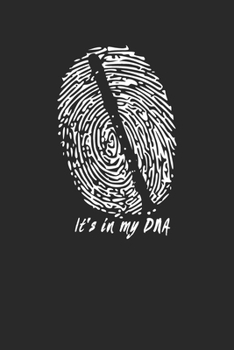 It's in my DNA: Flute Notebook 6 x 9 Dotted Dot Grid Journal Gift For Flutists (108 Pages)