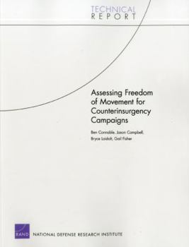 Paperback Assessing Freedom of Movement for Counterinsurgency Campaigns Book