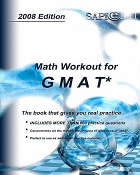 Paperback Math Workout For Gmat By Sapienti Book