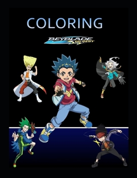 Paperback Coloring Beyblade Burst Book