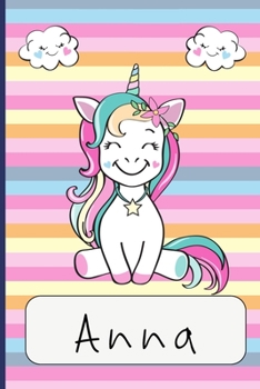 Anna: carnet Personnalisé / Journal pour filles. (French Edition)