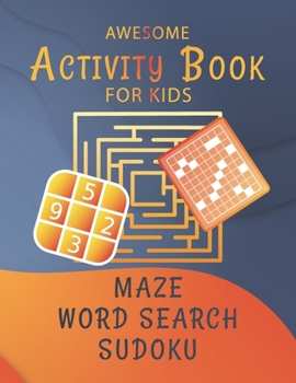 Awesome Activity Book for Kids - Word... book by School Book Edition