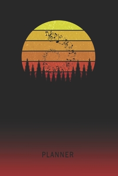 Planner: Music Notes 2 Year Weekly Planner | 2020 - 2022  | Retro Vintage Sunset Cover | January 20 - December 21 | Planning Organizer Writing ... | Plan Days, Set Goals & Get Stuff Done