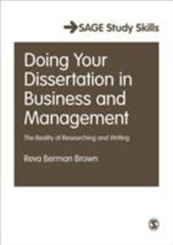 Paperback Doing Your Dissertation in Business and Management: The Reality of Researching and Writing Book