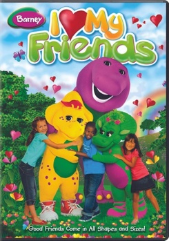DVD Barney: I Love My Friends Book