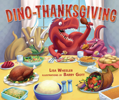 Hardcover Dino-Thanksgiving Book