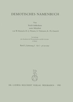 Paperback Demotisches Namenbuch: Lieferung 3 [German] Book
