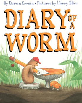 Library Binding Diary of a Worm Book