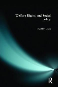 Paperback Welfare Rights and Social Policy Book