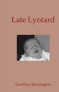 Paperback Late Lyotard Book