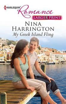 Mass Market Paperback My Greek Island Fling [Large Print] Book