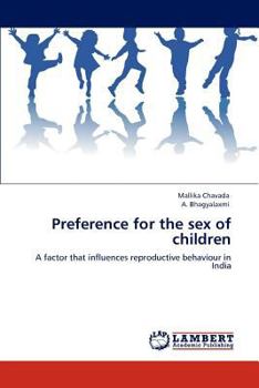 Paperback Preference for the sex of children Book