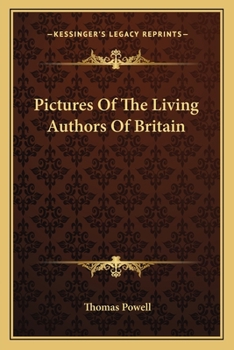 Paperback Pictures Of The Living Authors Of Britain Book