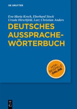 Hardcover Deutsches Aussprachewörterbuch [German] Book
