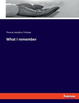 Paperback What I remember Book