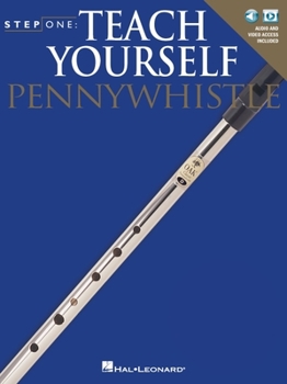 Paperback Teach Yourself Pennywhistle Step One Series Book/Online Media [With 2 DVDs] Book