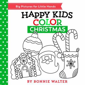 Paperback The Coloring Cafe-Happy Kids Color Christmas Book