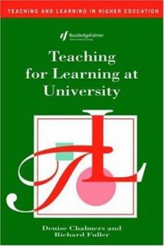 Paperback Teaching for Learning at University Book