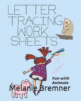 Paperback Letter Tracing Fun with Animals: Ages 3-5 Book