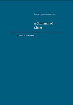 Paperback A Grammar of Kham Book