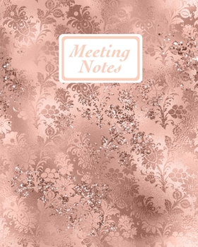 Meeting Notes: For Taking Minutes at Business Meetings Action/ Agenda Notebook Book
