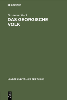 Hardcover Das Georgische Volk [German] Book