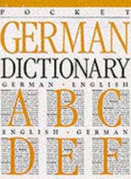 Paperback Pocket German Dictionary (Pocket Dictionary) Book