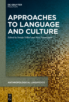 Hardcover Approaches to Language and Culture Book