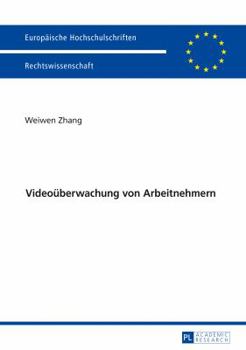 Paperback Videoueberwachung von Arbeitnehmern [German] Book