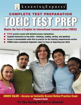 Paperback TOEIC Test Prep Book