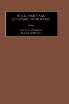 Hardcover Public Policy & Economic Institutions Book