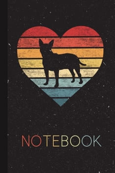 Notebook: English Bull Terrier Lover Gifts Present for Pet Owner Silhouette Blank Lined Notebook for Dog Mom Dad Cool Gift Idea for Men Women Kids Journal Thanksgiving Birthday Journal for Her Him