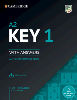 Paperback A2 Key 1 for the Revised 2020 Exam Student's Book with Answers with Audio with Resource Bank Book