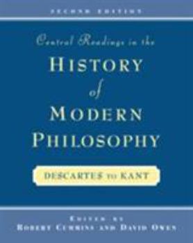 Paperback Central Readings in the History of Modern Philosophy Book
