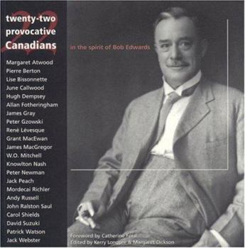 Paperback Twenty Two Provocative Canadians Book