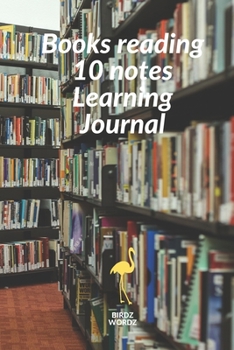 Paperback Books reading 10 notes Learning Journal: Best Notebook Design for keeping 10 important learning points and summary in one place Book