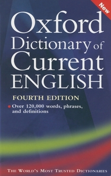 Paperback Oxford Dictionary of Current English Book