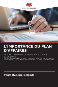 Paperback L'Importance Du Plan d'Affaires [French] Book