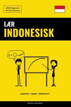 Paperback Lær Indonesisk - Hurtigt / Nemt / Effektivt: 2000 Nøgleord [Danish] Book