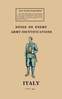 Paperback Notes on Enemy Army Identifications: October 1941 Book