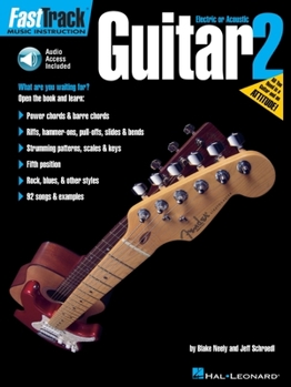 Paperback Fasttrack Guitar Method - Book 2 (Book/Online Audio) Book