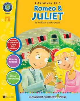 Paperback Romeo and Juliet: Grades 7-8 [With Transparencies] Book