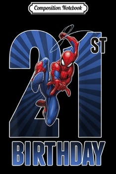 Composition Notebook: Marvel Spider-Man Swinging 50th Birthday Graphic  Journal/Notebook Blank Lined Ruled 6x9 100 Pages
